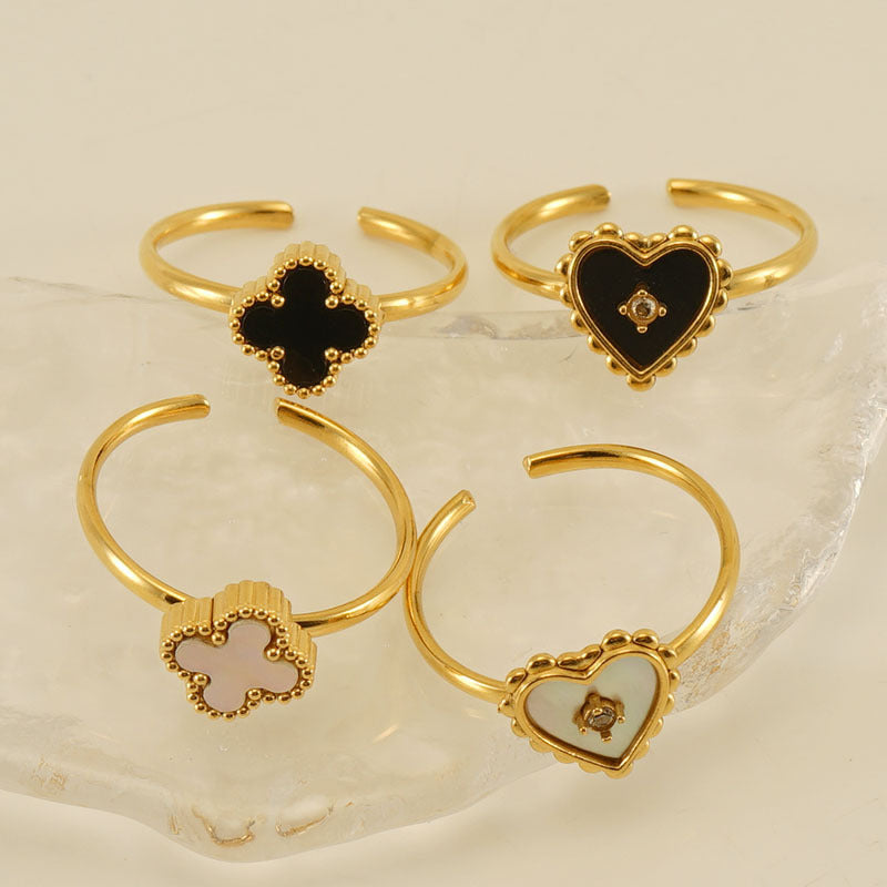 Wholesale Gold Titanium Steel Rings
